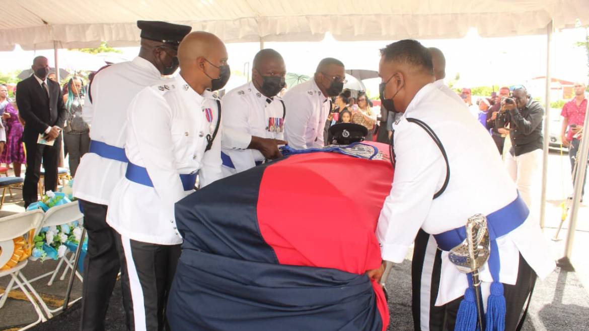 ASP Jermaine Harper was laid to rest after moving funeral service
