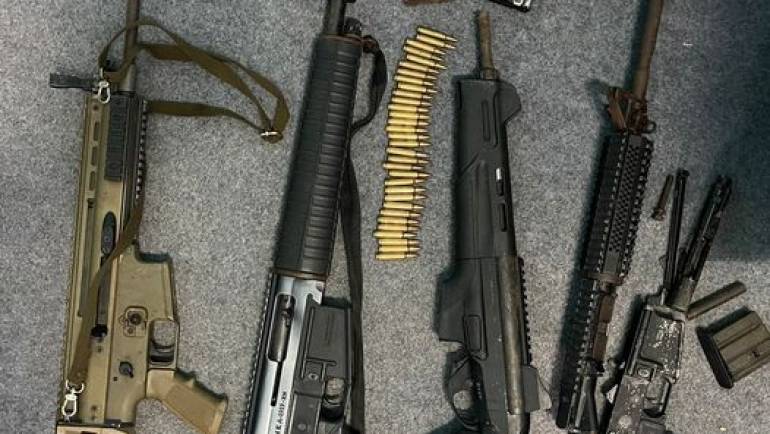 More high-powered weapons recovered by Police in Region #7