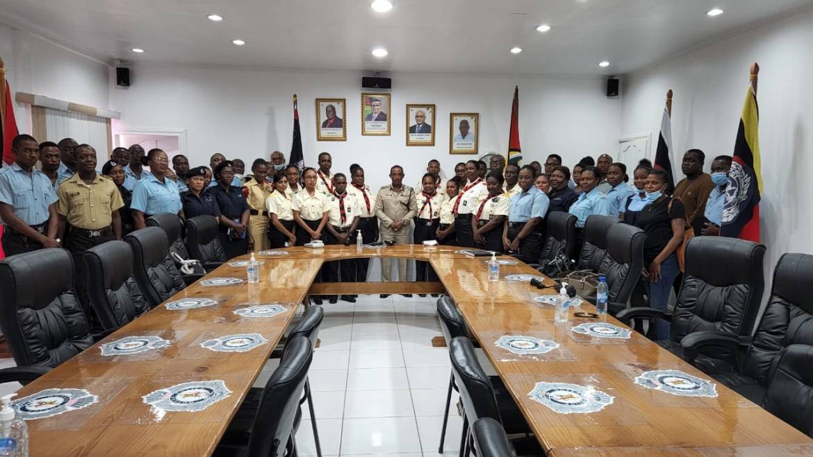 Top Cop meets with Scout Leaders